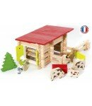 Petite ferme en bois avec cave a comté et animaux - 100 pièces - Jeujura