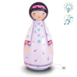 L'oiseau bateau - Lampe Musicale - Gamine parme - LMU0007