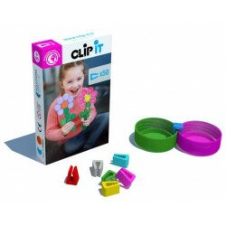 Clip it - boîte de 50 clips fleur - jeu de construction - 2DCL50FLEUR