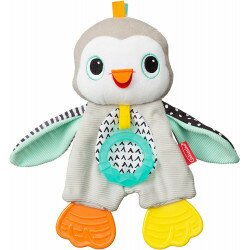 Doudou multi-texturé pingouin - Jeu d'éveil - Infantino - 316329