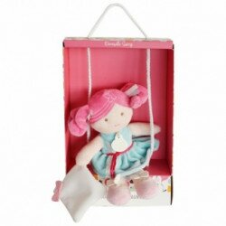 Poupée de chiffon - Mlle Chloé - Demoiselle Swing - 20 cm - Doudou et Compagnie - DC3678