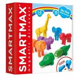 Smartmax - Mes premiers animaux safari - Jeu de construction - SMX 220