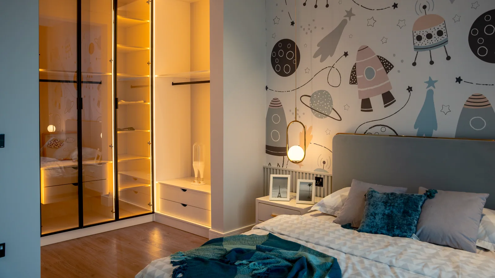 Photographie : une chambre d’enfant décorée
